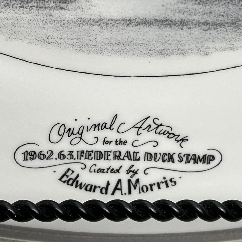 Abercrombie & Fitch Limoges France 1962 Federal Duck Stamp Collector Plate 11.5